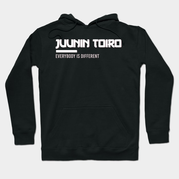 Juunin Toiro - everybody is different Hoodie by vpdesigns